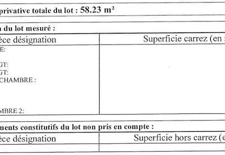 3 Pieces 58m2 Terrasse, Vue Montagne, Lumineux, Stationnement Apartment